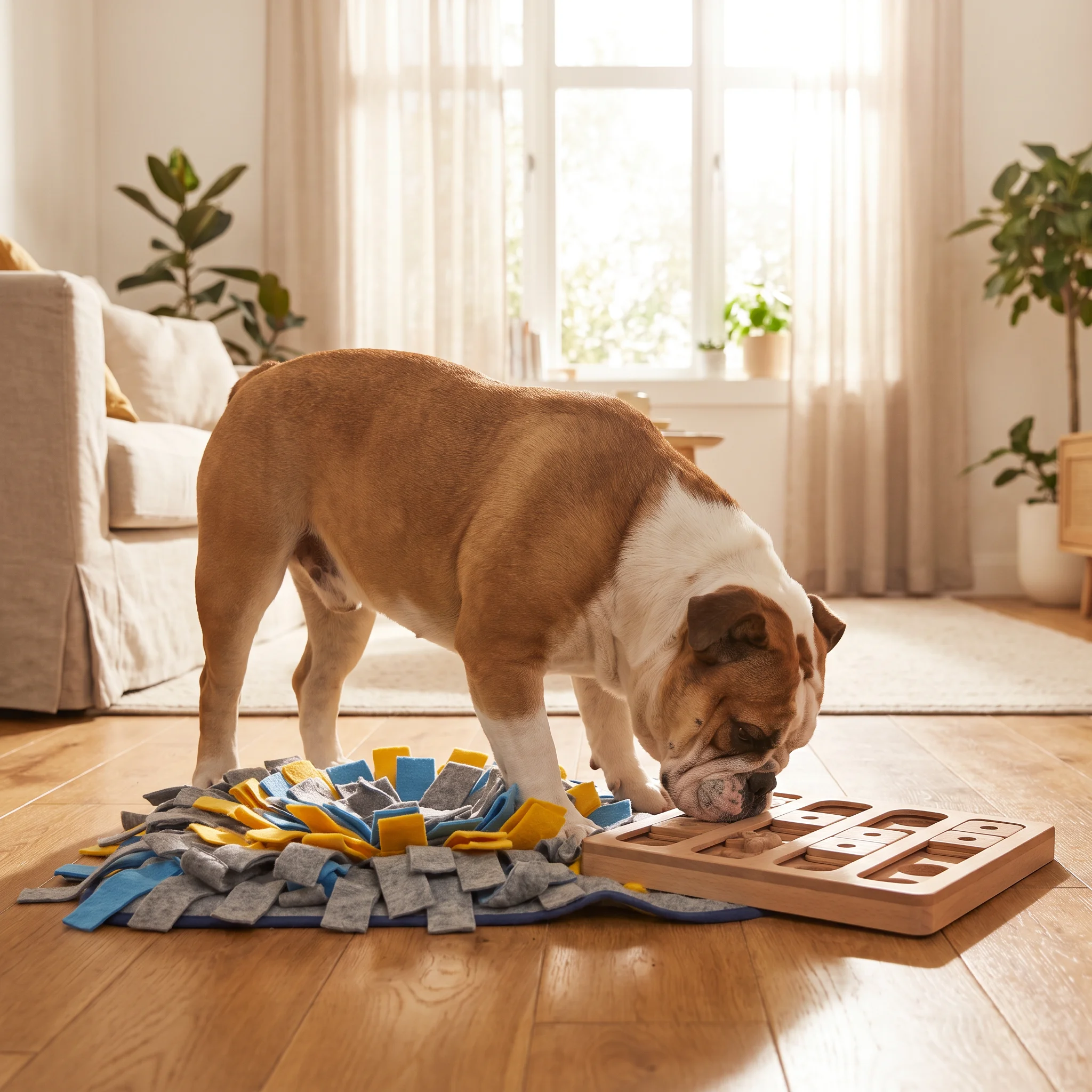 Schnüffelspielzeug für kluge Hunde