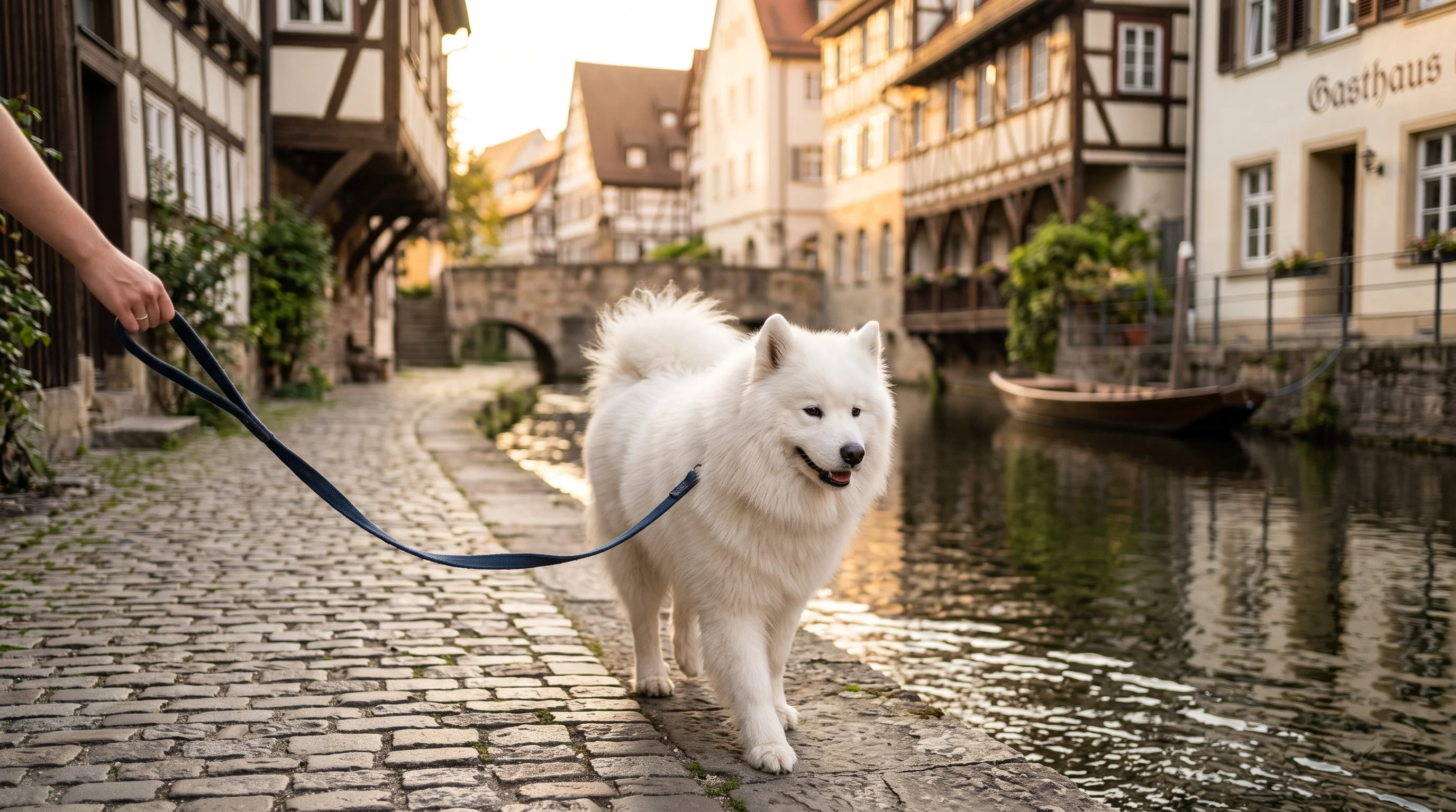 Hund und Halter in Ulm